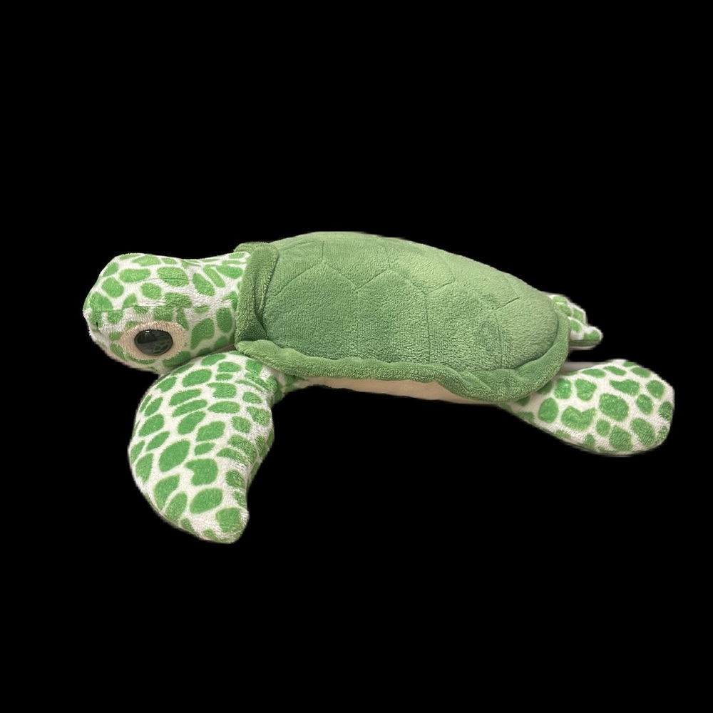 Wildlife Artists Spotted Green Sea Turtle Plush 17" Realistic No Tag Green Cream